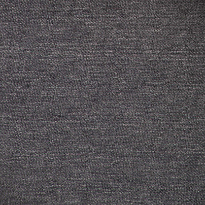 Chaise de salle à manger York avec tissu d'apparence lin et garniture cloutée - Gris | Chaise de salle à manger York en tissu d'apparence lin avec bordure de clous décoratifs - grise