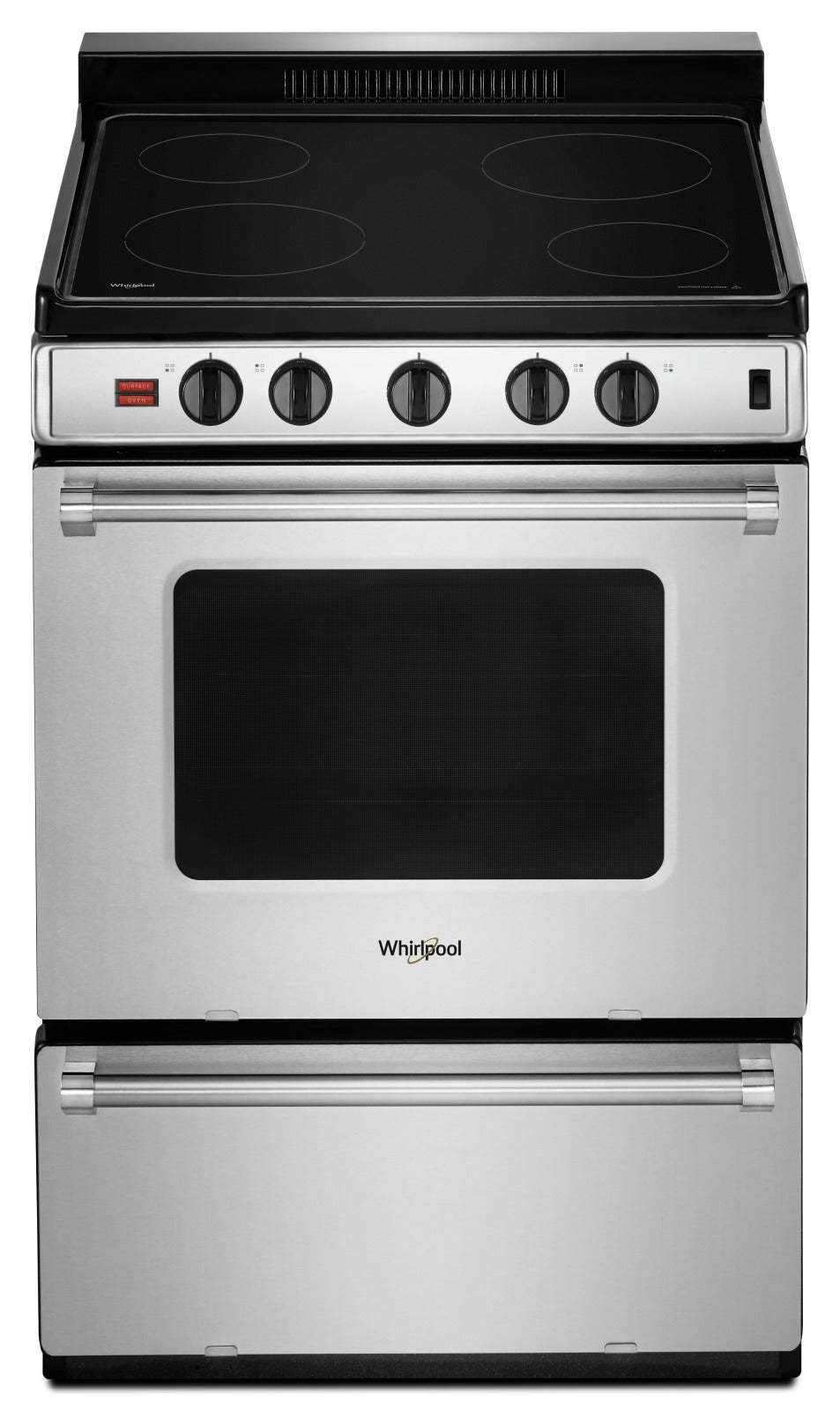 Cuisinière électrique Whirlpool de 2,96 pi³ - acier inoxydable - YWFE50M4HS