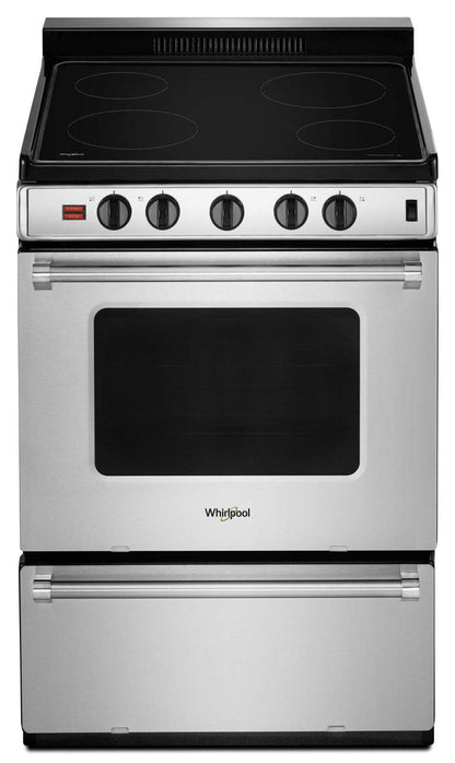 Cuisinière électrique Whirlpool de 2,96 pi³ - acier inoxydable - YWFE50M4HS