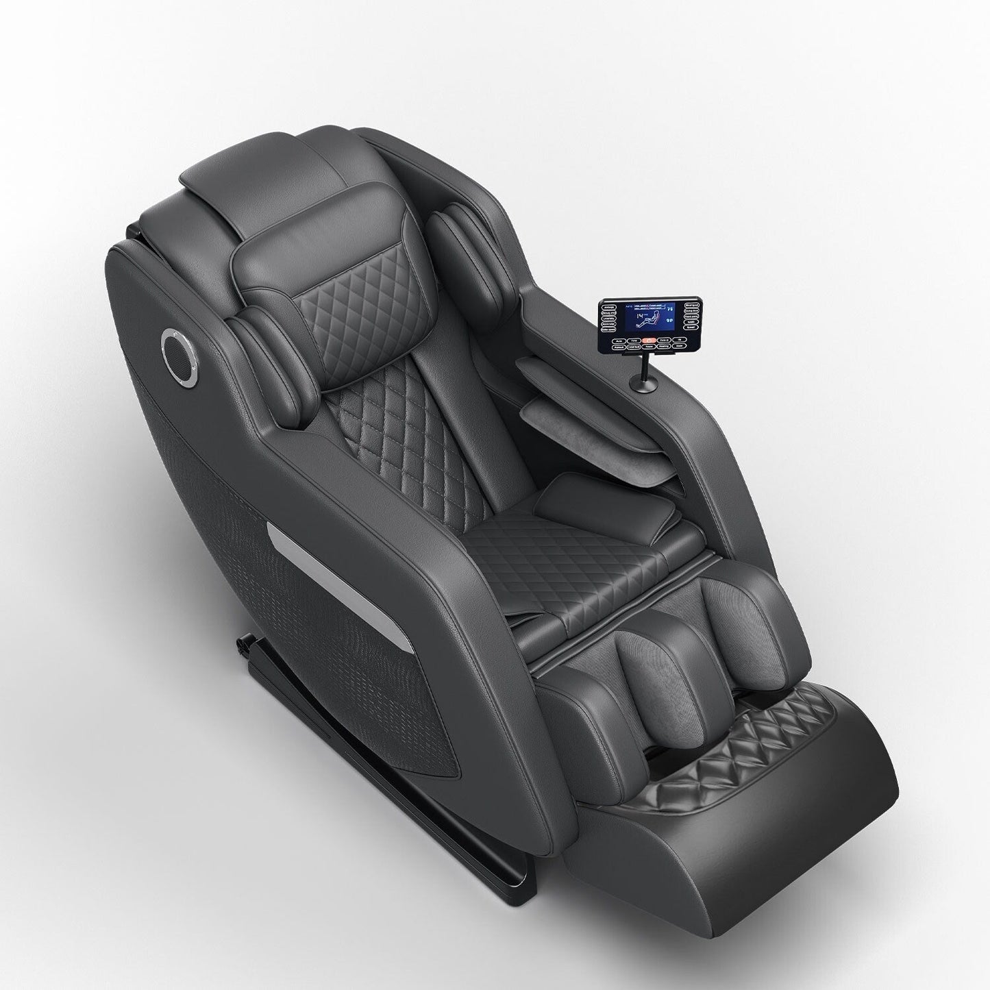 Fauteuil inclinable de massage à gravité zéro avec massage complet du corps, chauffage et audio Bluetooth intégré
