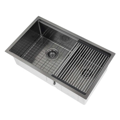 Ancona 32 60/40 Undermount Kitchen Sink - AN-3358|Évier de cuisine sous plan (60/40) Ancona de 32 po - AN-3358|D77GH3GP