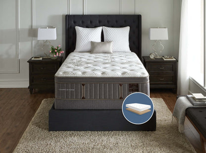 Stearns &amp; Foster Wynford Plush Euro-Top Low-Profile Full Mattress Set|Ensemble matelas moelleux à Euro-plateau à profil bas Wynford de Stearns &amp; Foster pour lit double