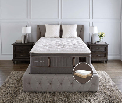 Stearns &amp; Foster Eastminster Pillow-Top Split Queen Mattress Set|Ensemble matelas à plateau-coussin divisé Eastminster de Stearns &amp; Foster pour grand lit