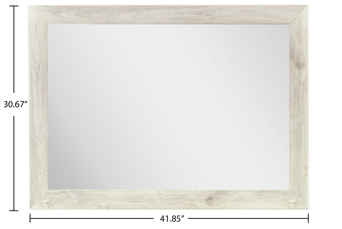 Miroir de commode de chambre Abby - Blanc | Miroir de commode de chambre à coucher Abby - blanc