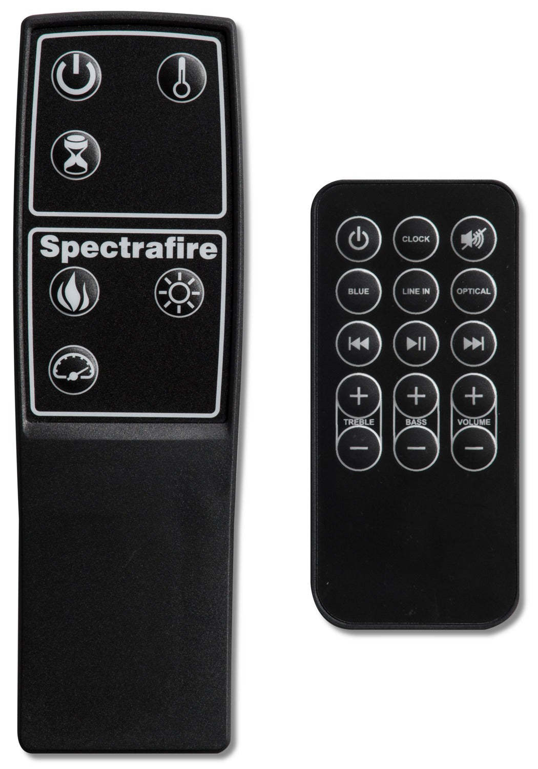 Meuble pour téléviseur moderne Odesos de 72 po avec foyer électrique, rangement et système de gestion des câbles pour téléviseurs jusqu'à 80 po