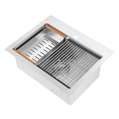 Ancona 25 Drop-In Workstation Kitchen Sink - AN-3126|Évier de cuisine poste de travail encastré Ancona de 25 po - AN-3126|D77G7ROH