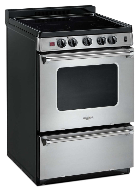 Cuisinière électrique Whirlpool de 2,96 pi³ - acier inoxydable - YWFE50M4HS