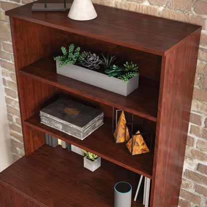 Affirm 35.43 Commercial Grade Bookcase Hutch - Classic Cherry|Crédence de style bibliothèque Affirm de 35,43 po de qualité commerciale - cerisier classique