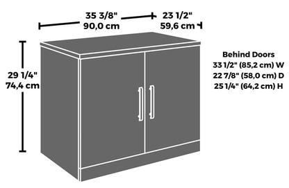 Affirm 35.43 Commercial Grade Storage Cabinet - Noble Elm|Armoire de rangement Affirm de 35,43 po de qualité commerciale - orme noble