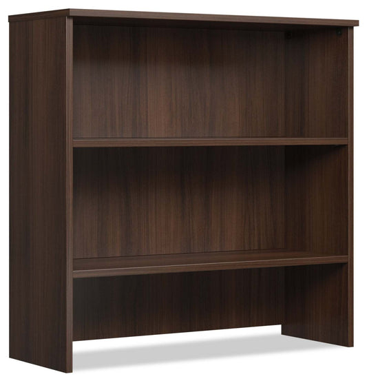 Affirm 35.43 Commercial Grade Bookcase Hutch - Noble Elm|Crédence de style bibliothèque Affirm de 35,43 po de qualité commerciale - orme noble