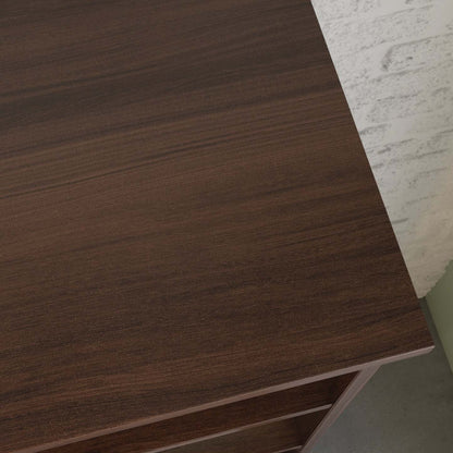 Affirm 35.43 Commercial Grade Bookcase Hutch - Noble Elm|Crédence de style bibliothèque Affirm de 35,43 po de qualité commerciale - orme noble