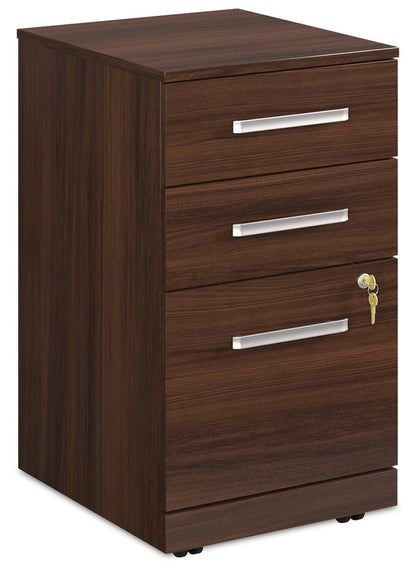 Affirm 15.55 Commercial Grade 3-Drawer Filing Cabinet - Noble Elm|Classeur Affirm de 15,55 po de qualité commerciale à 3 tiroirs - orme noble