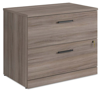 Affirm 35.43 Commercial Grade 2-Drawer Filing Cabinet - Hudson Elm|Classeur Affirm de 35,43 po de qualité commerciale à 2 tiroirs - orme Hudson