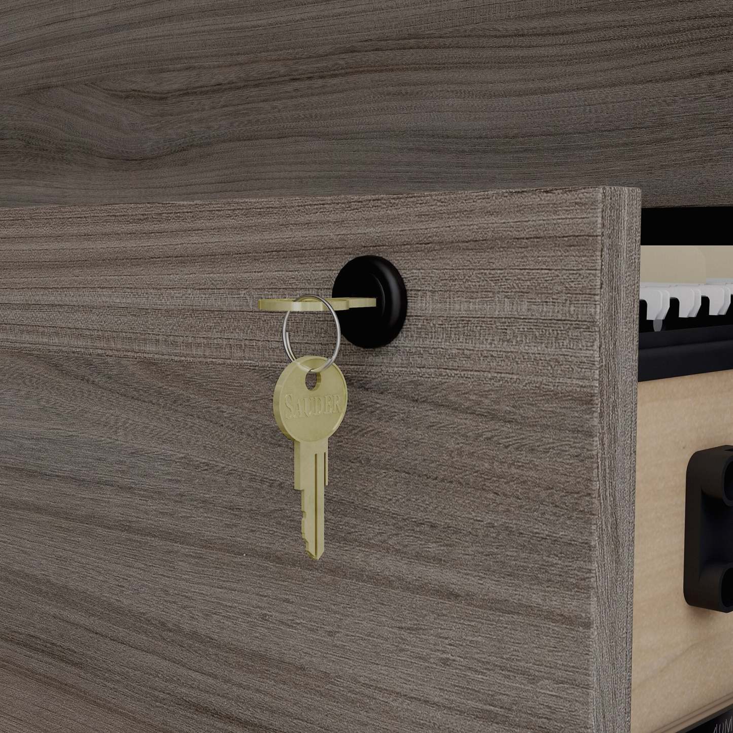 Affirm 35.43 Commercial Grade 2-Drawer Filing Cabinet - Hudson Elm|Classeur Affirm de 35,43 po de qualité commerciale à 2 tiroirs - orme Hudson