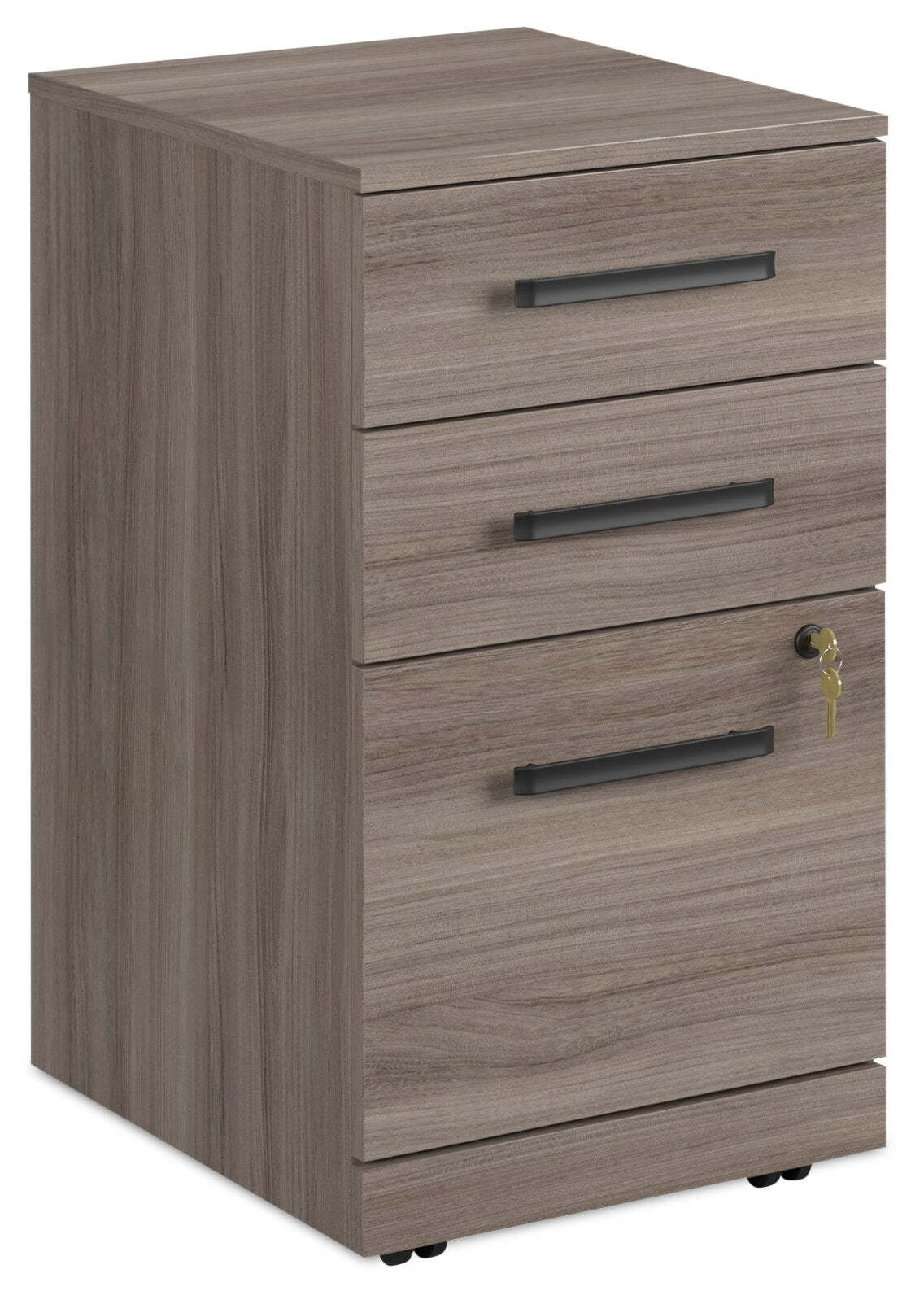 Affirm 15.55 Commercial Grade 3-Drawer Filing Cabinet - Hudson Elm|Classeur Affirm de 15,55 po de qualité commerciale à 3 tiroirs - orme Hudson
