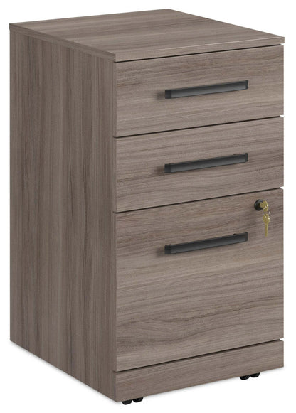 Affirm 15.55 Commercial Grade 3-Drawer Filing Cabinet - Hudson Elm|Classeur Affirm de 15,55 po de qualité commerciale à 3 tiroirs - orme Hudson
