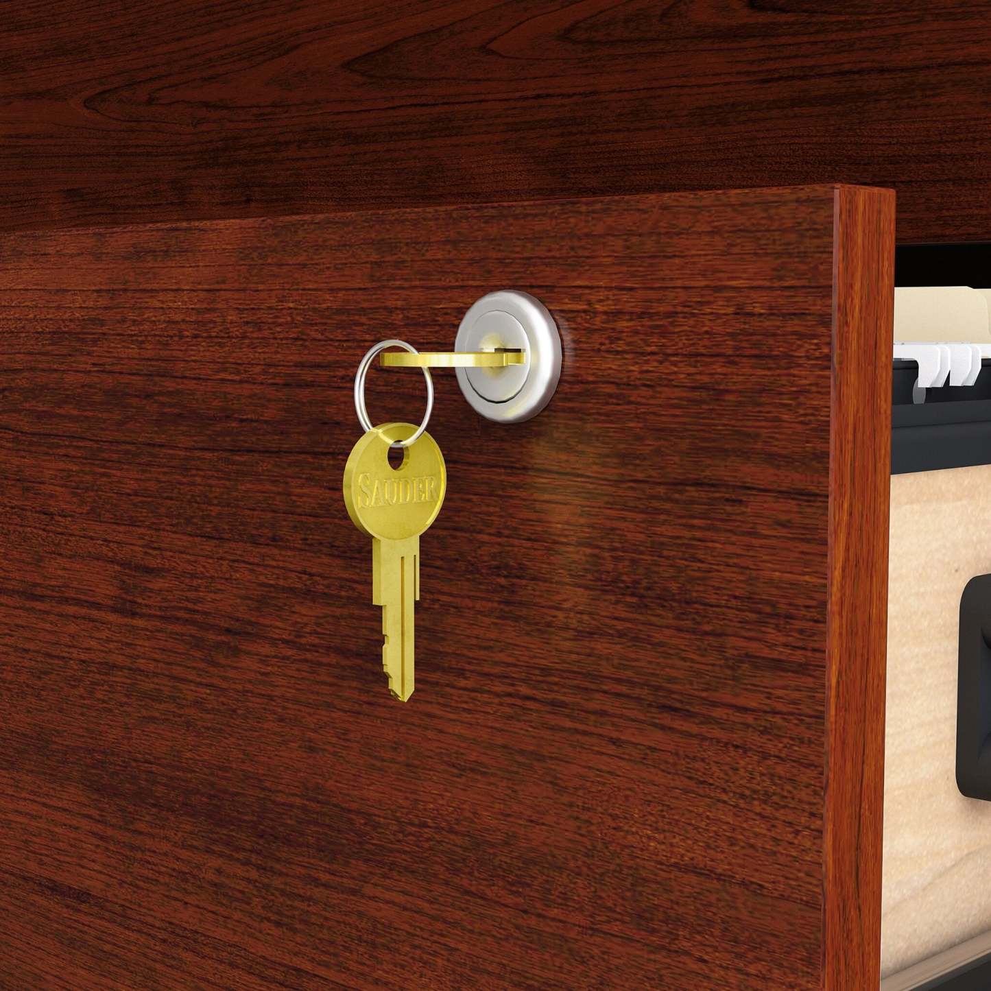 Affirm 35.43 Commercial Grade 2-Drawer Filing Cabinet - Classic Cherry|Classeur Affirm de 35,43 po de qualité commerciale à 2 tiroirs - cerisier classique