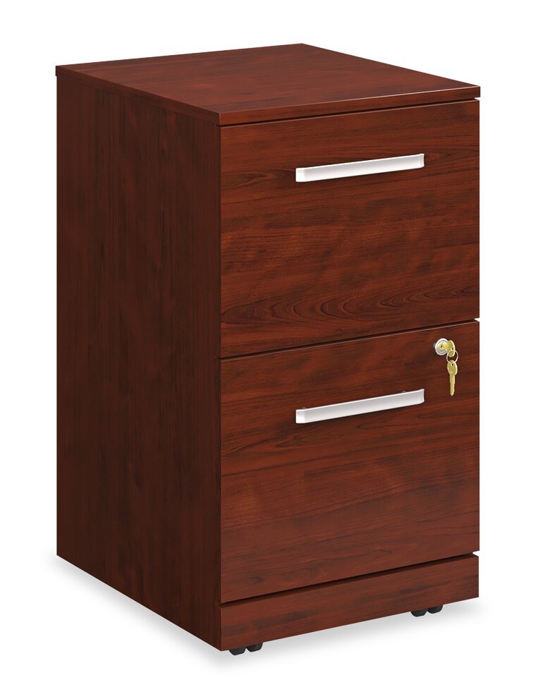 Affirm 15.55 Commercial Grade 2-Drawer Filing Cabinet - Classic Cherry|Classeur Affirm de 15,55 po de qualité commerciale à 2 tiroirs - cerisier classique