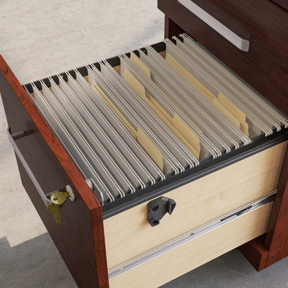 Affirm 15.55 Commercial Grade 3-Drawer Filing Cabinet - Classic Cherry|Classeur Affirm de 15,55 po de qualité commerciale à 3 tiroirs - cerisier classique