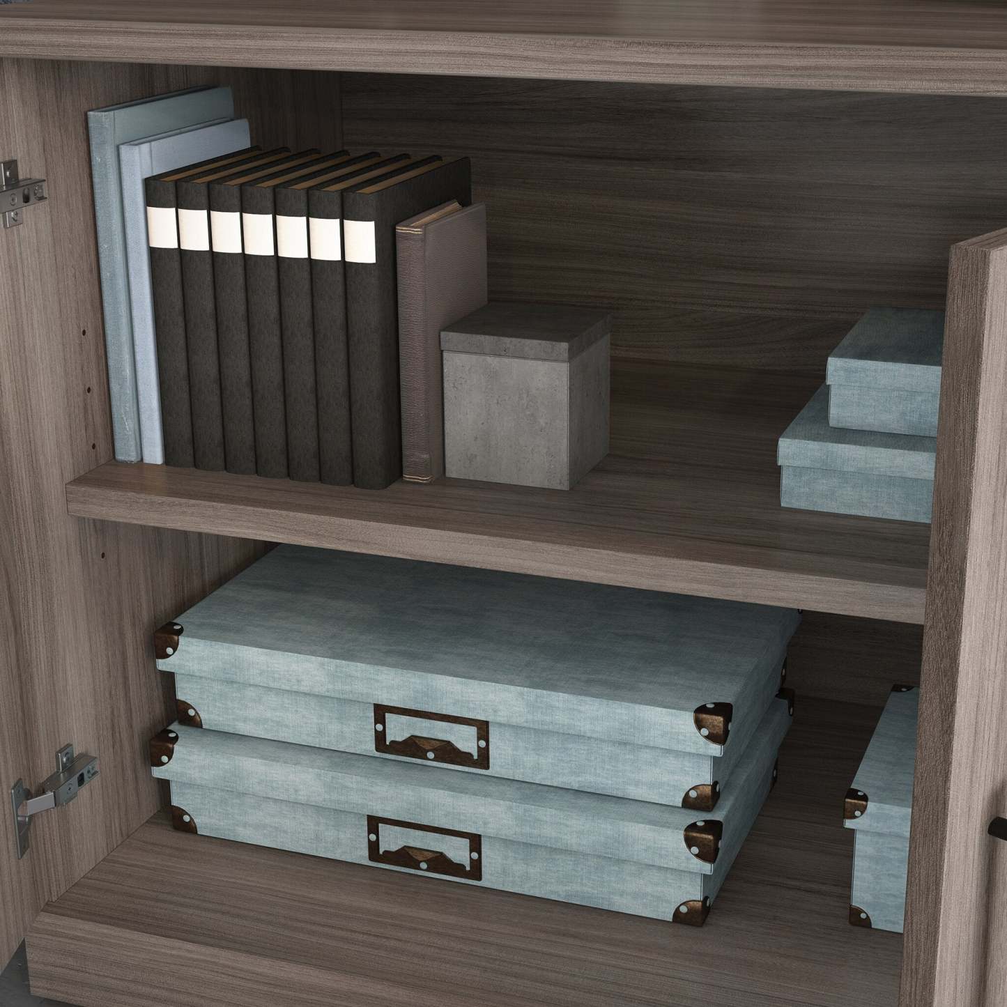 Affirm 35.43 Commercial Grade Storage Cabinet - Hudson Elm|Armoire de rangement Affirm de 35,43 po de qualité commerciale - orme Hudson