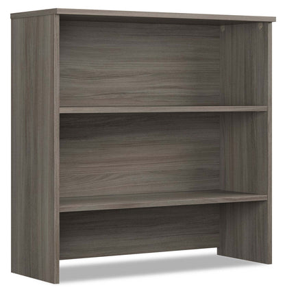 Affirm 35.43 Commercial Grade Bookcase Hutch - Hudson Elm|Crédence de style bibliothèque Affirm de 35,43 po de qualité commerciale - orme Hudson