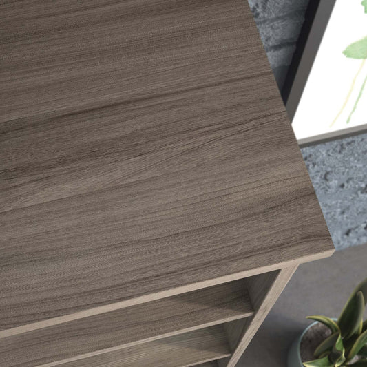 Affirm 35.43 Commercial Grade Bookcase Hutch - Hudson Elm|Crédence de style bibliothèque Affirm de 35,43 po de qualité commerciale - orme Hudson