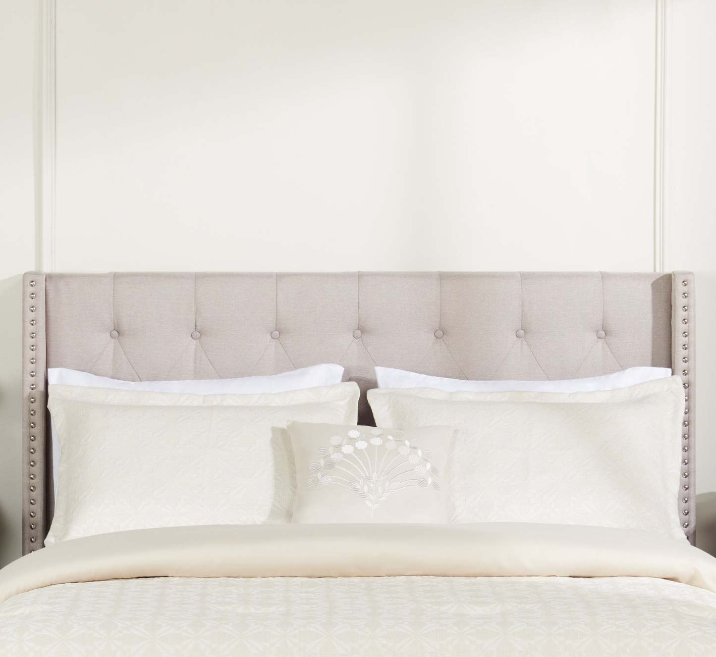 Ensemble d'édredon Argentine 4 pièces pour lit double/grand lit - Blanc | Ensemble d'édredon Argentine 4 pièces pour lit double ou grand lit - blanc