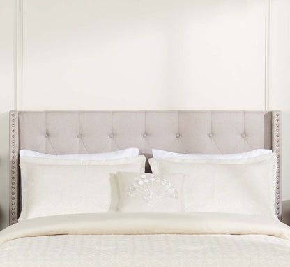 Ensemble d'édredon Argentine 4 pièces pour très grand lit - Blanc | Ensemble d'édredon Argentina 4 pièces pour très grand lit - blanc