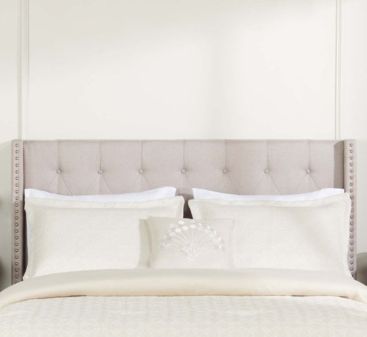 Ensemble d'édredon Argentine 4 pièces pour très grand lit - Blanc | Ensemble d'édredon Argentina 4 pièces pour très grand lit - blanc