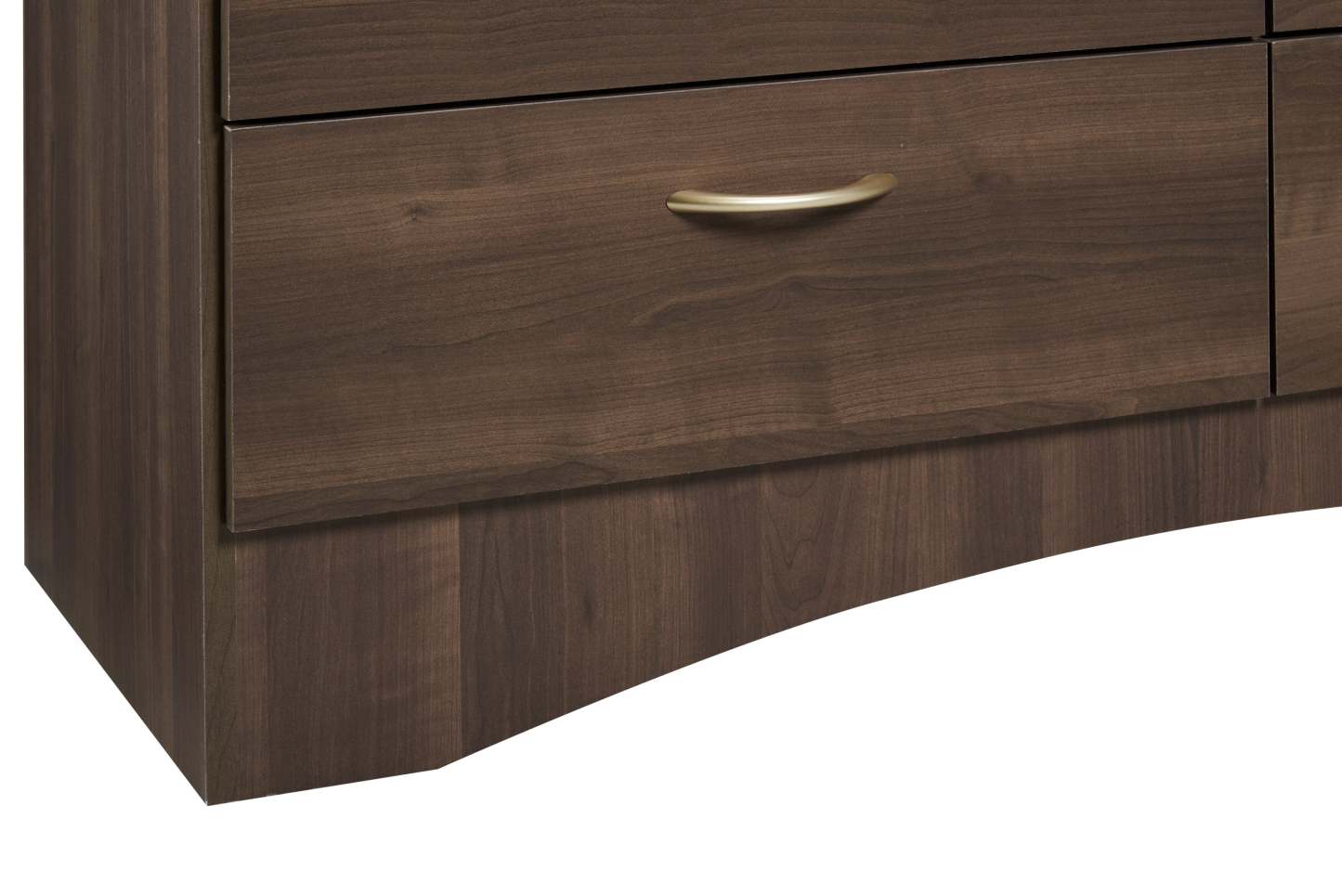 Commode à 6 tiroirs pour chambre à coucher Aida, 49,5 L x 29,8 H, fabriquée au Canada - Brun | Commode Aida de 49,5 po (L) x 29,8 po (H) à 6 tiroirs pour la chambre à coucher, fabriquée au Canada - brune