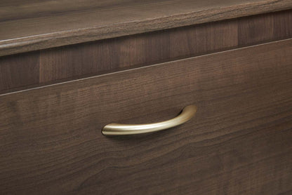 Ensemble de chambre à coucher 4 pièces Aida avec tête de lit, commode, miroir et table de nuit, fabriqué au Canada, marron - Queen Size… | Ensemble de chambre à coucher Aida 4 pièces fabriqué au Canada avec tête de lit, commode, miroir et …