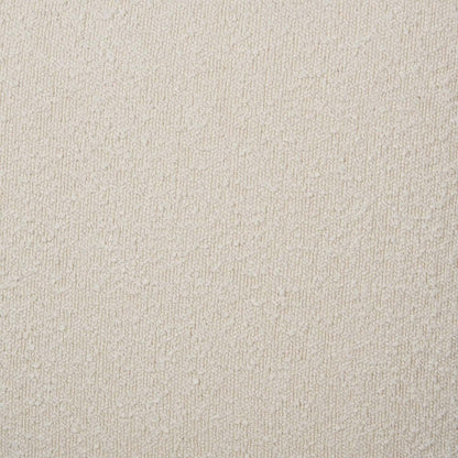 Chaise de salle à manger Alma avec tissu bouclé - Noir charbon et blanc | Chaise de salle à manger Alma en tissu bouclé - anthracite noir et blanche