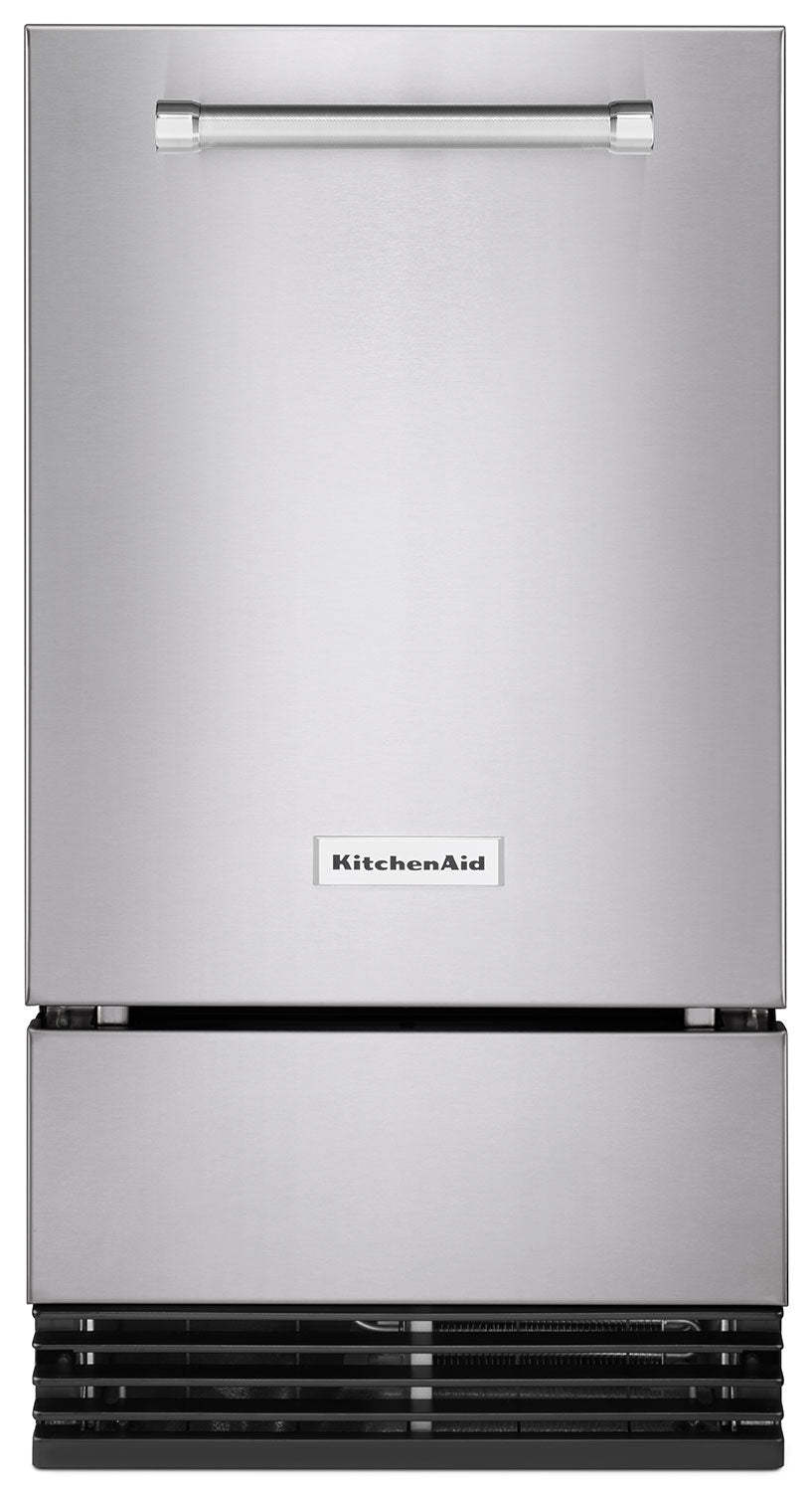 Machine à glace automatique KitchenAid de 18 pouces - KUID308ESS|KUID308S
