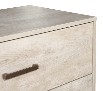 Commode à 6 tiroirs pour chambre à coucher Arbor, 58,7 L x 33,3 H - Bois flotté blanc | Commode de chambre à coucher Arbor de 58,7 po (L) x 33,3 po (H) à 6 tiroirs - bois de grève blanc