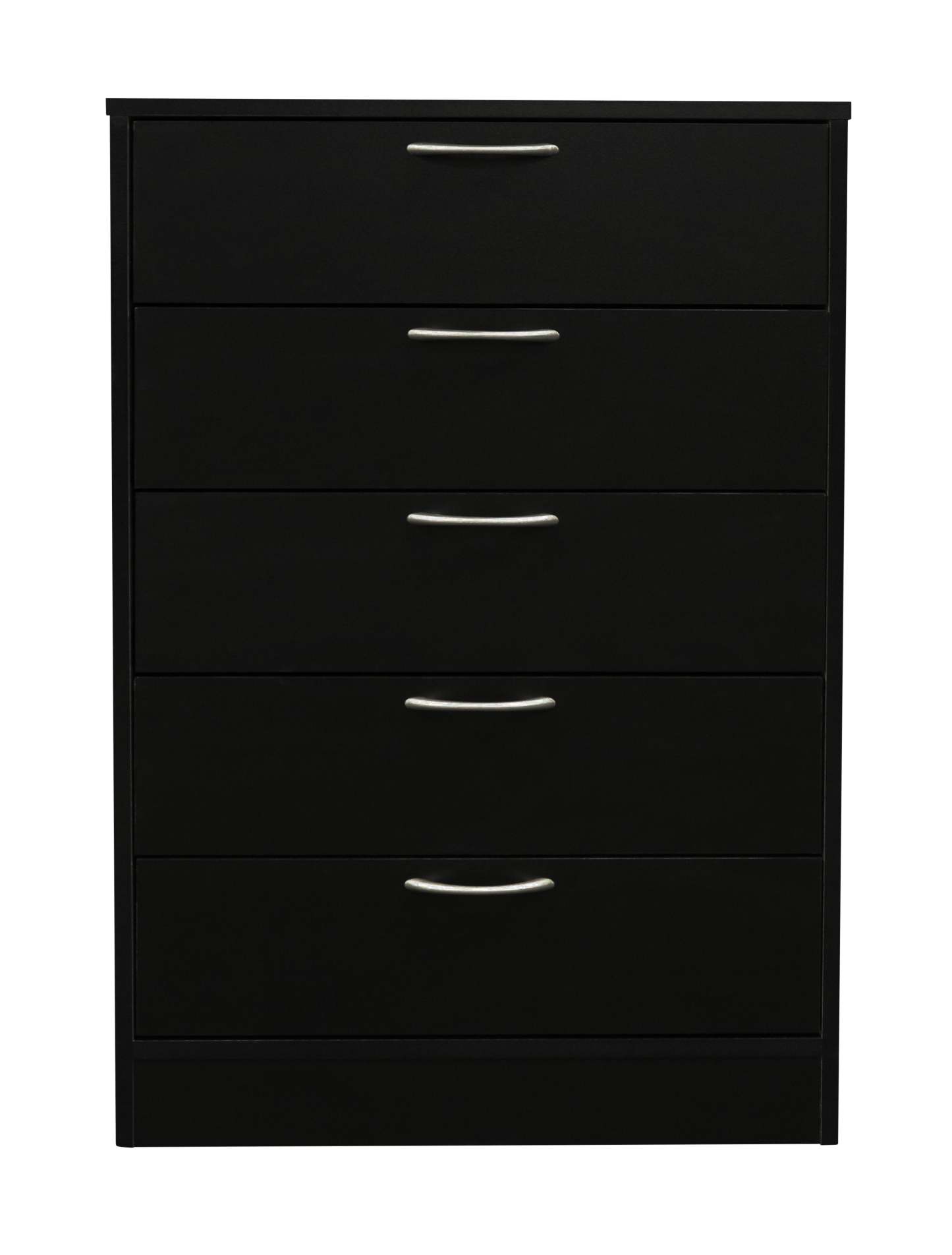 Commode de chambre à coucher Arlo, 5 tiroirs, 23,6 L x 36,2 H, fabriquée au Canada - Noir | Commode verticale Arlo de 23,6 po (L) x 36,2 po (H) à 5 tiroirs pour la chambre à coucher, fabriquée au Canada - noire