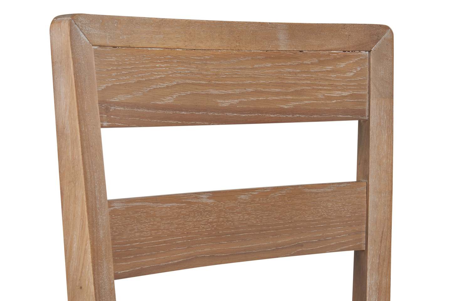 Chaise de salle à manger Aspen avec siège en tissu, dossier à lattes - Naturel | Chaise de salle à manger Aspen avec siège en tissu, dossier à lattes - naturel