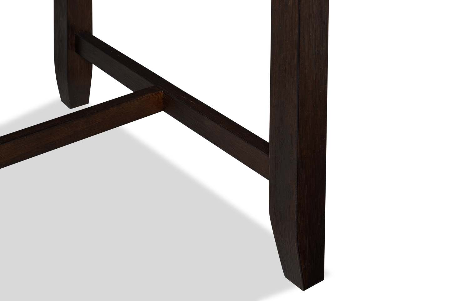 Table de salle à manger à hauteur de comptoir Astoria avec étagères intégrées, 60 W - Marron | Table de salle à manger Astoria de 60 po (L) de hauteur comptoir avec tablettes intégrées - brune