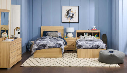 Ensemble d'édredon simple 3 pièces Axel - Gris | Ensemble d'édredon Axel 3 pièces pour lit simple - gris