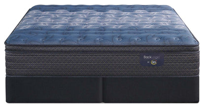 Serta Back Logic 1.1 Eurotop Medium King Mattress Set|Ensemble matelas semi-ferme à Euro-plateau Back Logic 1.1 de Serta pour très grand lit