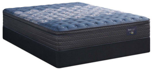 Serta Back Logic 1.1 Eurotop Medium Queen Mattress Set|Ensemble matelas semi-ferme à Euro-plateau Back Logic 1.1 de Serta pour grand lit