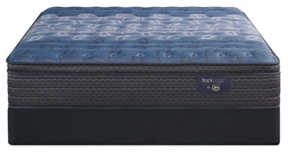 Serta Back Logic 1.1 Eurotop Medium Queen Mattress Set|Ensemble matelas semi-ferme à Euro-plateau Back Logic 1.1 de Serta pour grand lit