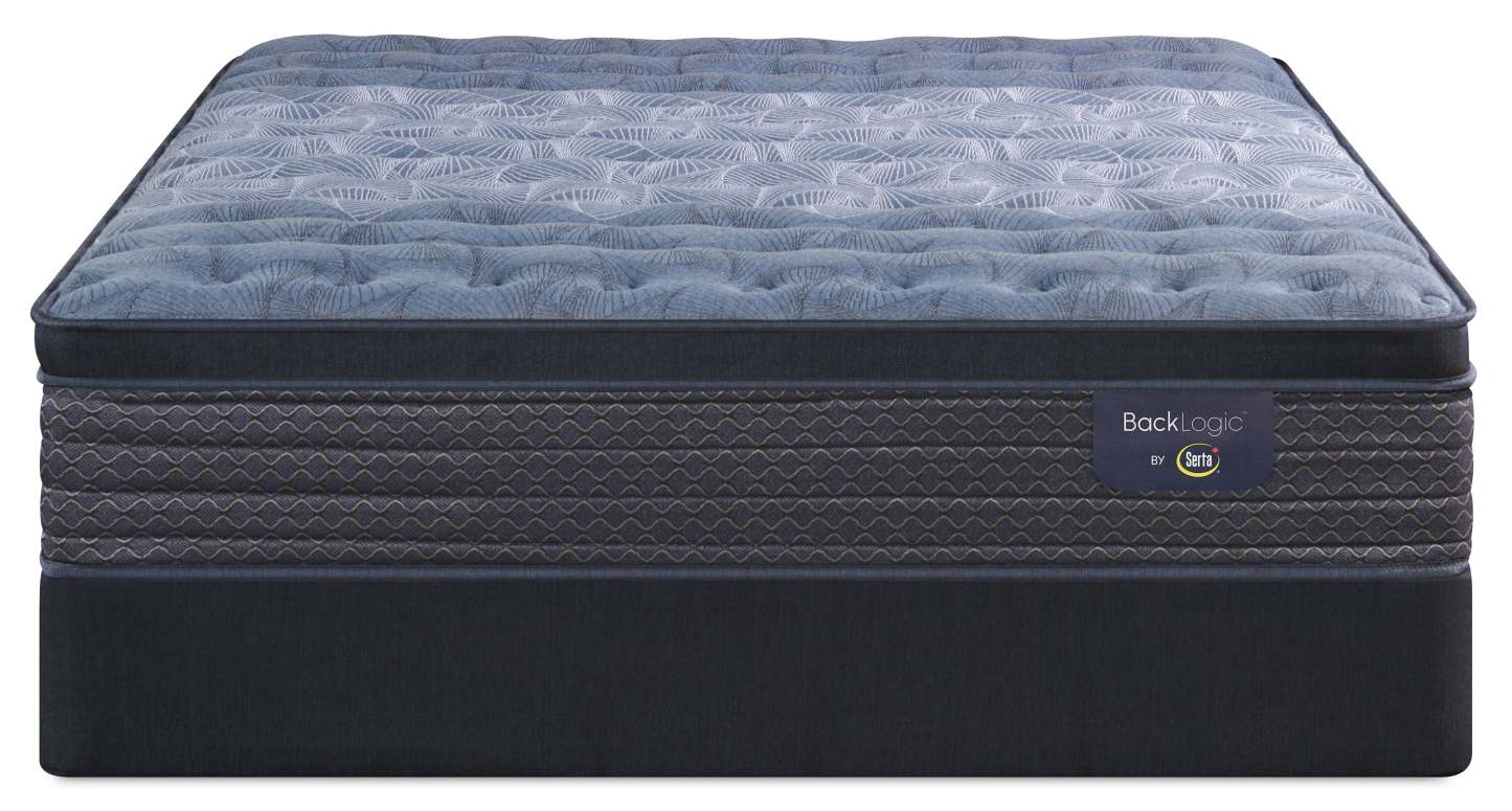 Serta Back Logic 2.0 Eurotop Firm Full Mattress Set|Ensemble matelas ferme à Euro-plateau Back Logic 2.0 de Serta pour lit double