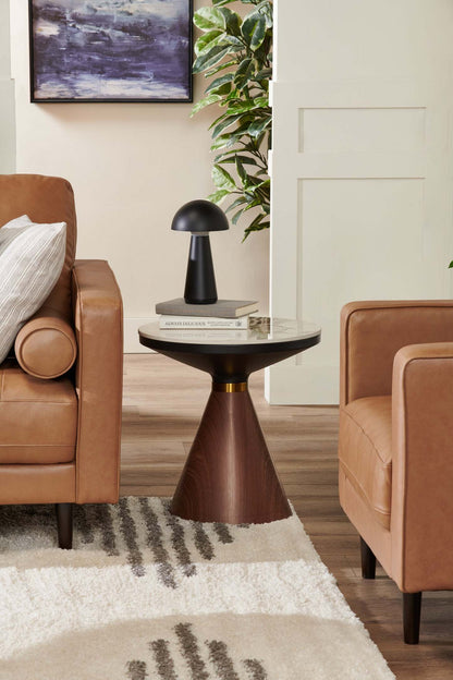 Lampe de table portative intérieure/extérieure moderne en acrylique de 11 po en hêtre avec port USB - Noir | Lampe de table pour l'intérieur et pour l'extérieur moderne portable Hêtre de 11 po en acrylique avec port USB - noire