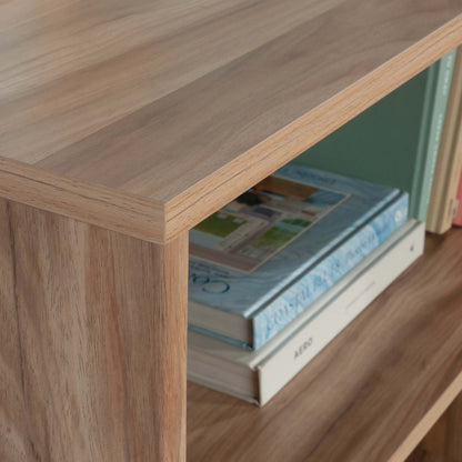 Bibliothèque 2 étagères Bergen Circle 30.35 - Bois naturel |Bibliothèque Bergen Circle de 30,35 po à 2 tablettes - bois naturel