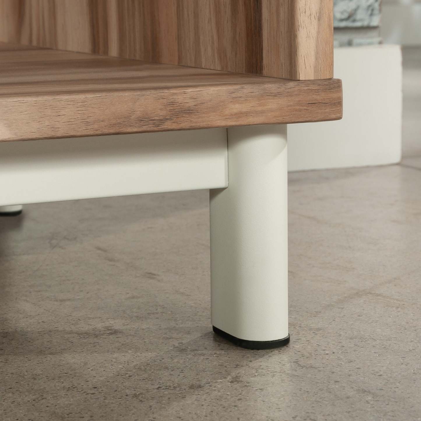 Bibliothèque 2 étagères Bergen Circle 30.35 - Bois naturel |Bibliothèque Bergen Circle de 30,35 po à 2 tablettes - bois naturel