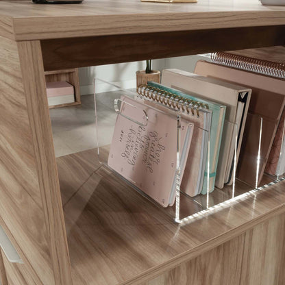 Bergen Circle 15.75 Commercial Grade File Towwr with 2-Drawers & Cubby - Natural Wood | Tour de classement Bergen Circle de 15,75 po de qualité commerciale avec 2 tiroirs et compartiment - bois naturel