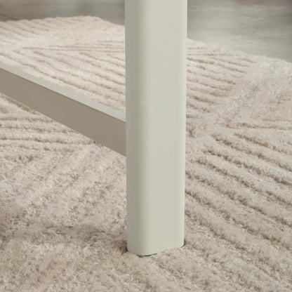 Bureau de type table Bergen Circle de 71,10 po de qualité commerciale - bois naturel