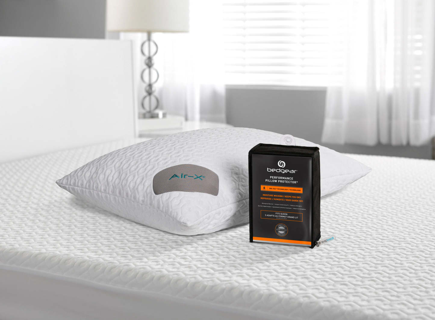 BEDGEAR Dri-Tec® Housse d'oreiller pour grand lit|Housse d'oreiller Dri-TecMD de BedgearMC pour grand lit|BFX03AWZQ