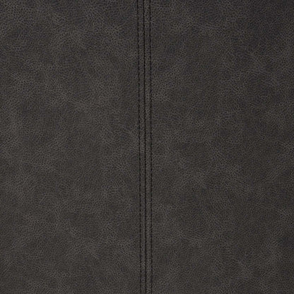 Chaise de salle à manger Bree avec tissu en cuir végétalien - Gris | Chaise de salle à manger Bree en tissu de cuir végétalien - grise