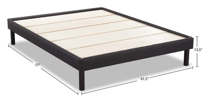 Breeze Twin Platform Base - Dark Grey|Base plateforme Breeze pour lit simple - gris foncé|BREEZBTW